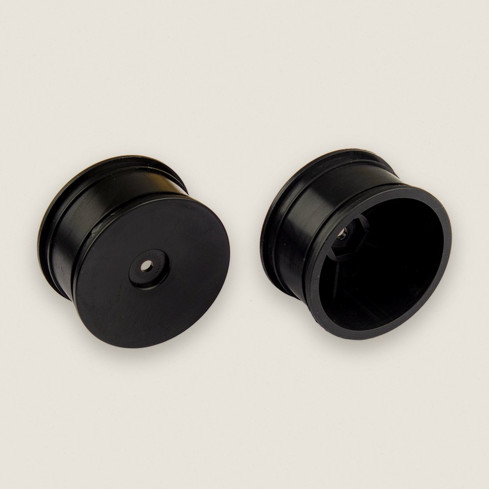 Wide Wheels, Black, Pair, ASC21551 for 14B 14T - Associated