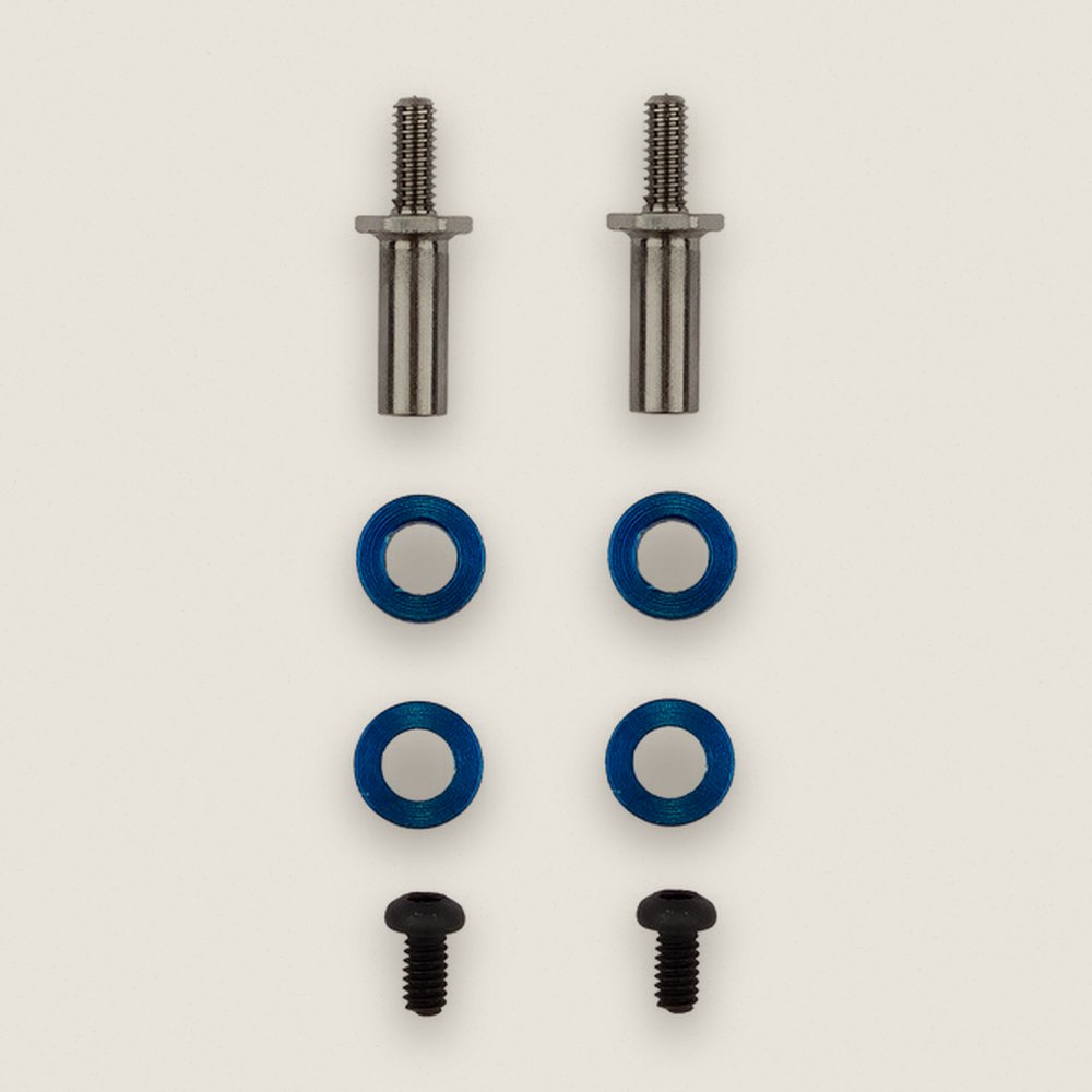 Adjustable Front Axles, Titanium FT for RC28R - Associated