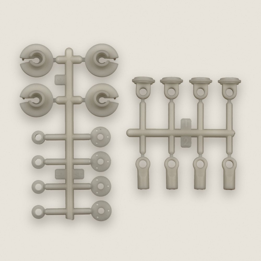 Shock Accessories Kit, Natural, for Reflex 14 Classic - Associated