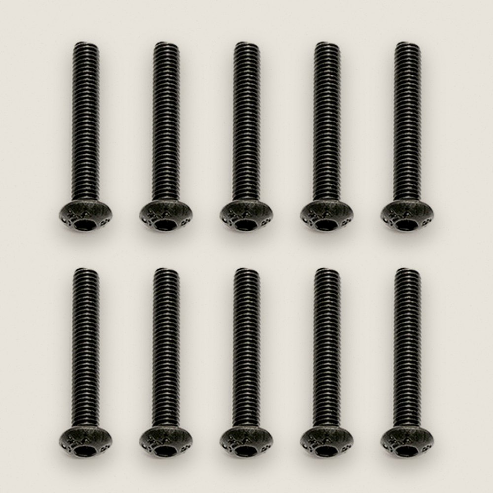 Button Head Cap Screws, M3x20mm, BHCS (10) - Associated