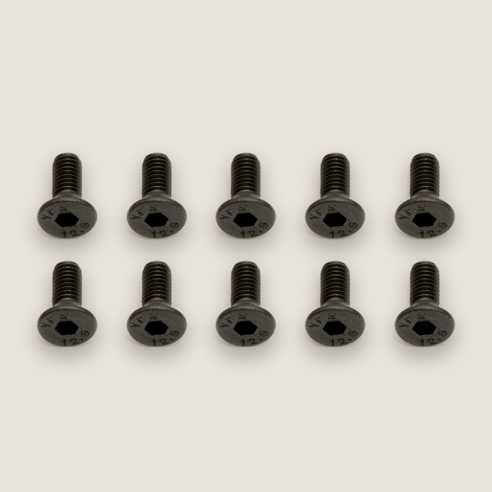 Flat Head Hex Screws, M3x8mm, MGT (10 pcs) - Associated
