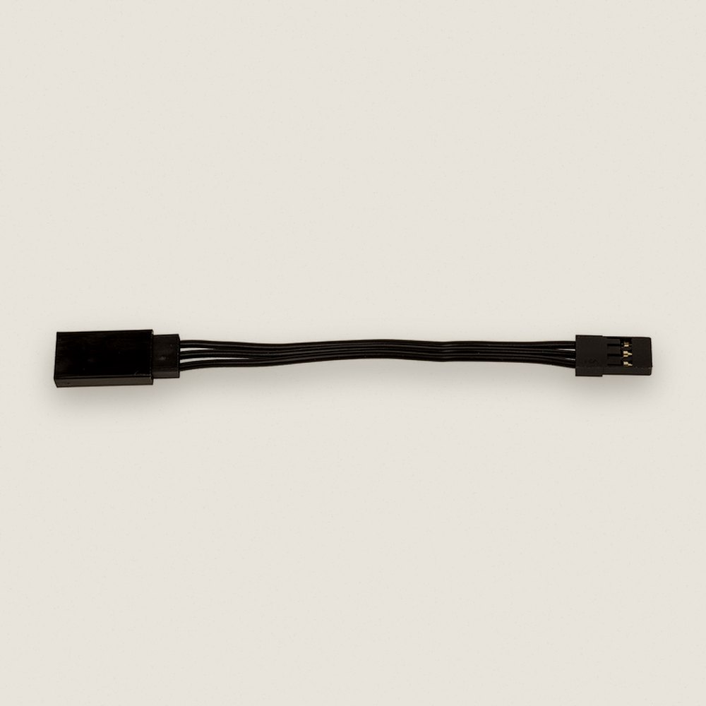 Servo Wire Extension, Black, 75mm (2.95 in) - Associated