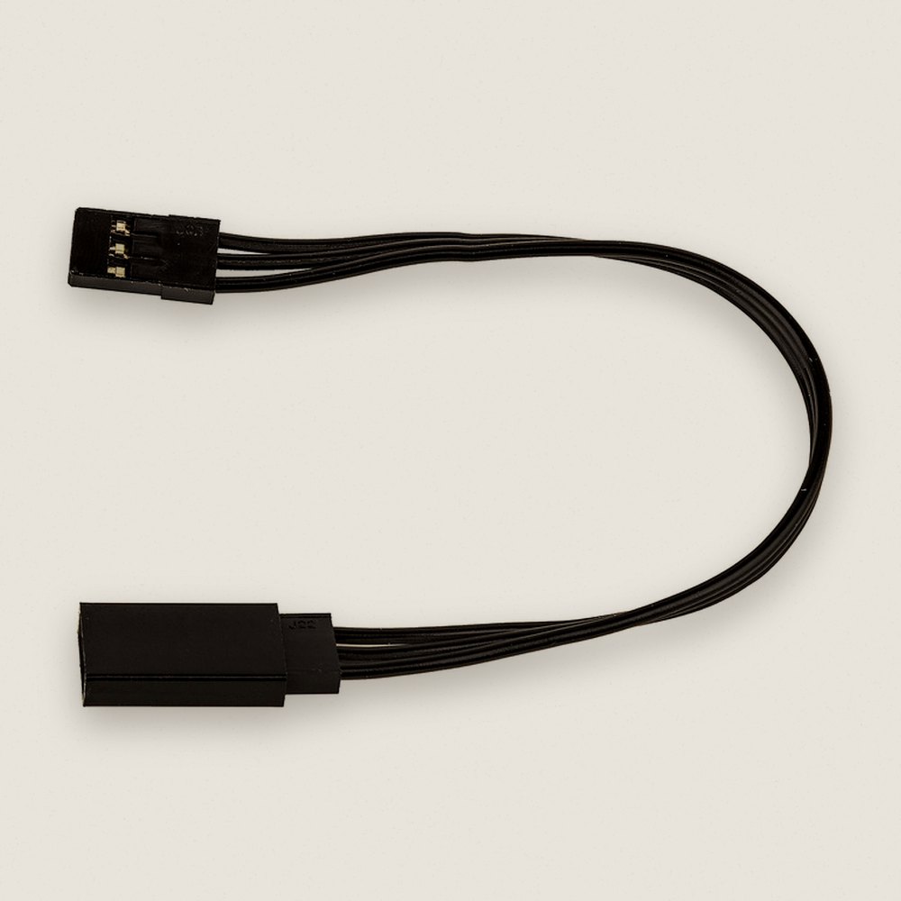 Servo Wire Extension, Black, 125mm (4.92 in) - Associated