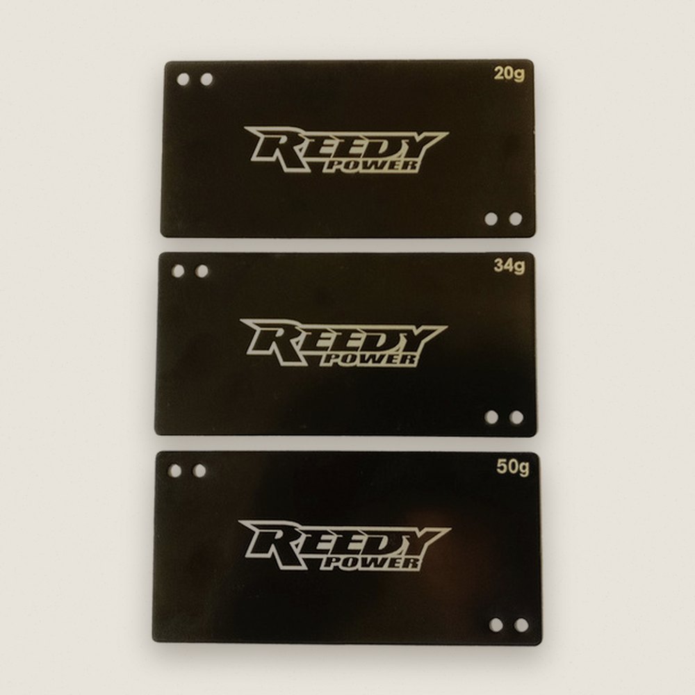 Shorty Battery Weight Set, 20g, 34g, 50g - Associated