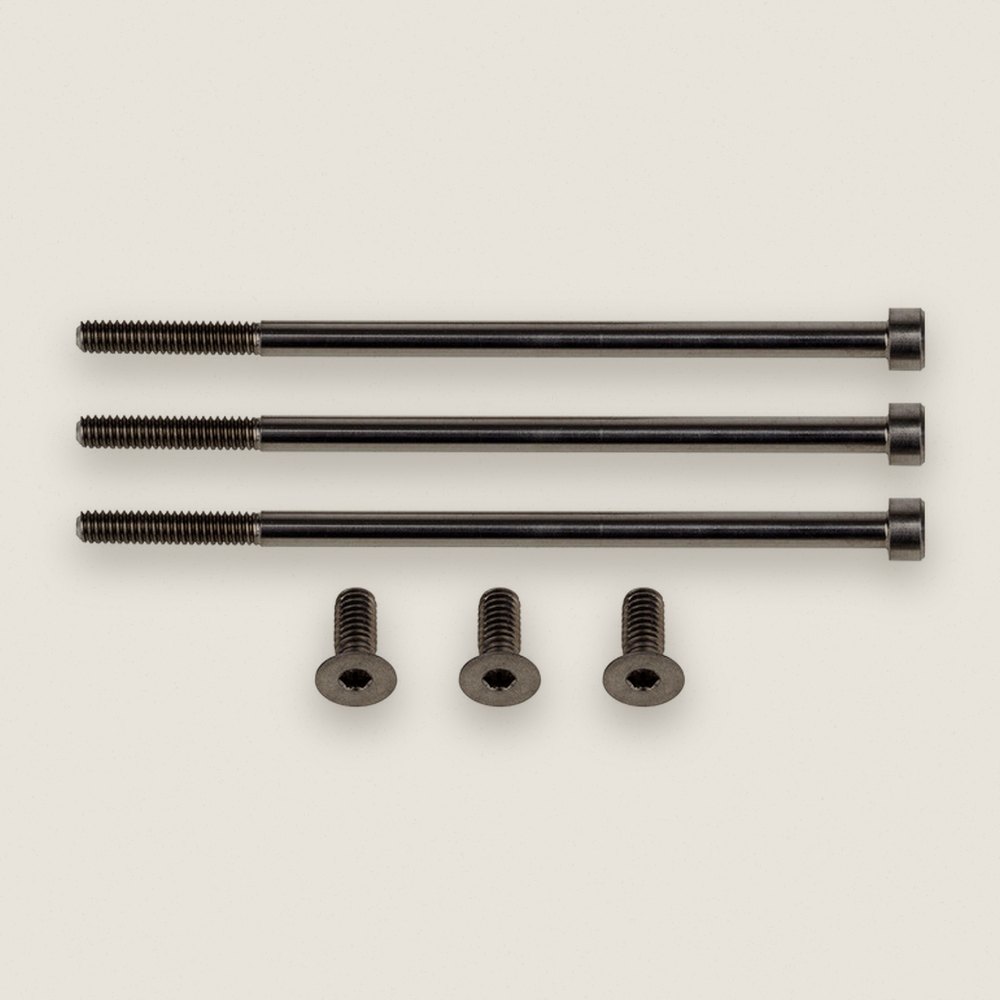 Motor Screw Set, Titanium, SP5, 6 - Associated