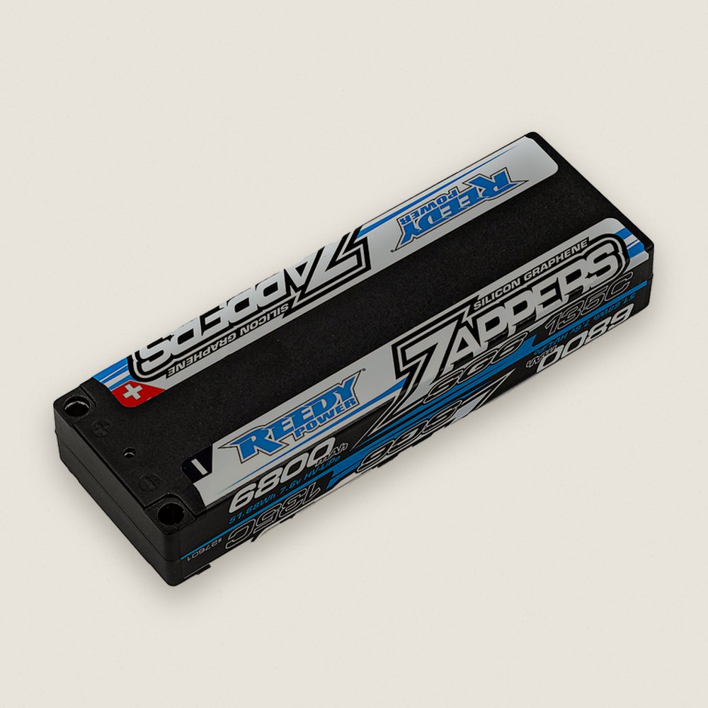 Stick Battery, Zappers SG6 6800mAh 135C 7.6V LP - Associated