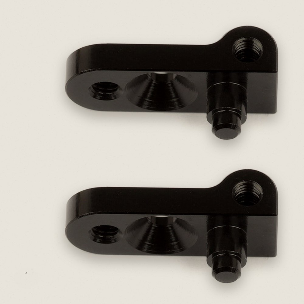 Battery Stops, Black Aluminum, for TC7.2 - Associated