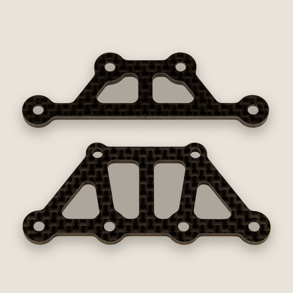 Top Plates, Carbon Fiber, Factory Team for Apex2 - Associated