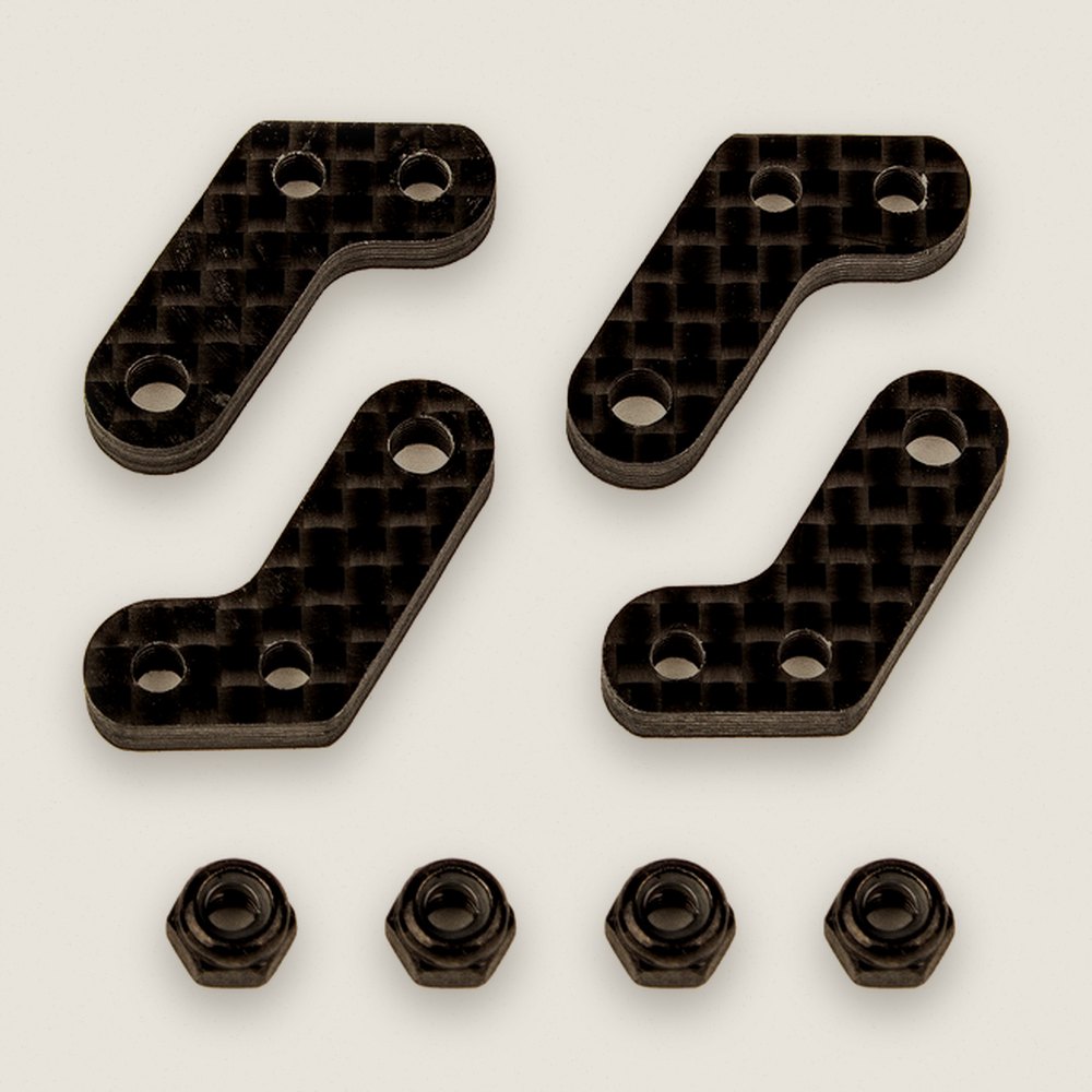Steering Arms, Carbon Fiber, Factory Team for Apex2 - Associated