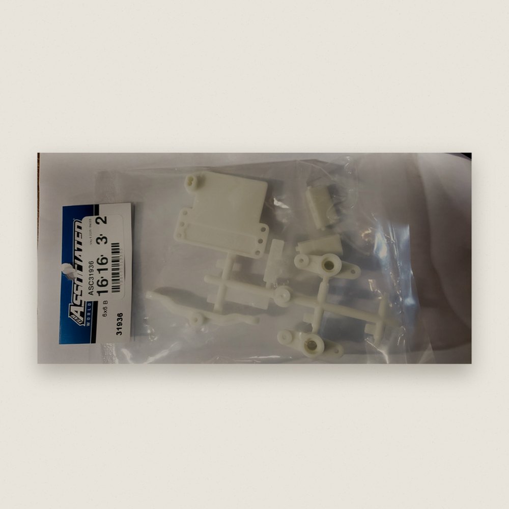 Bellcrank and Servo Mount, Natural - Associated