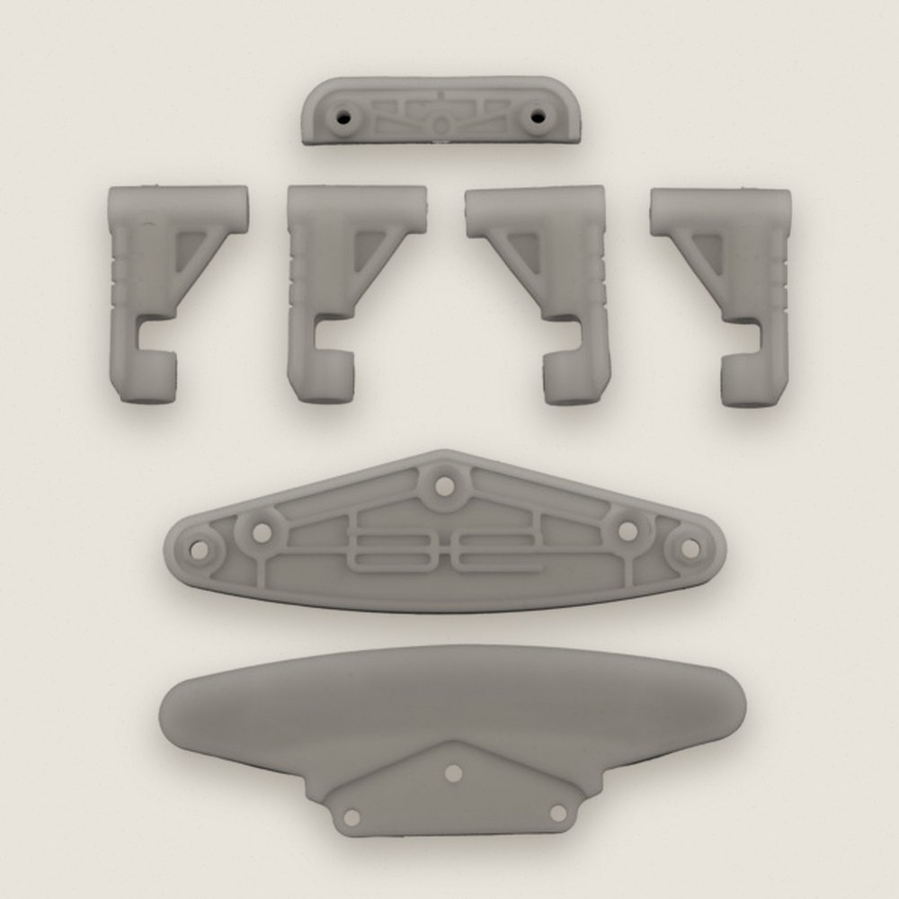 Front Bumper Mount, Natural, for RC10 4x4 Rally - Associated