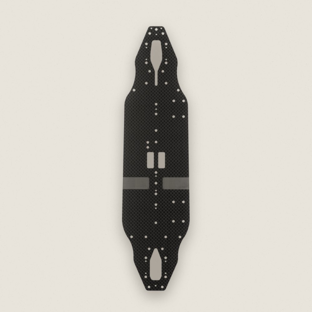 Carbon Fiber Chassis, 2.5mm for RC10TC8 - Associated