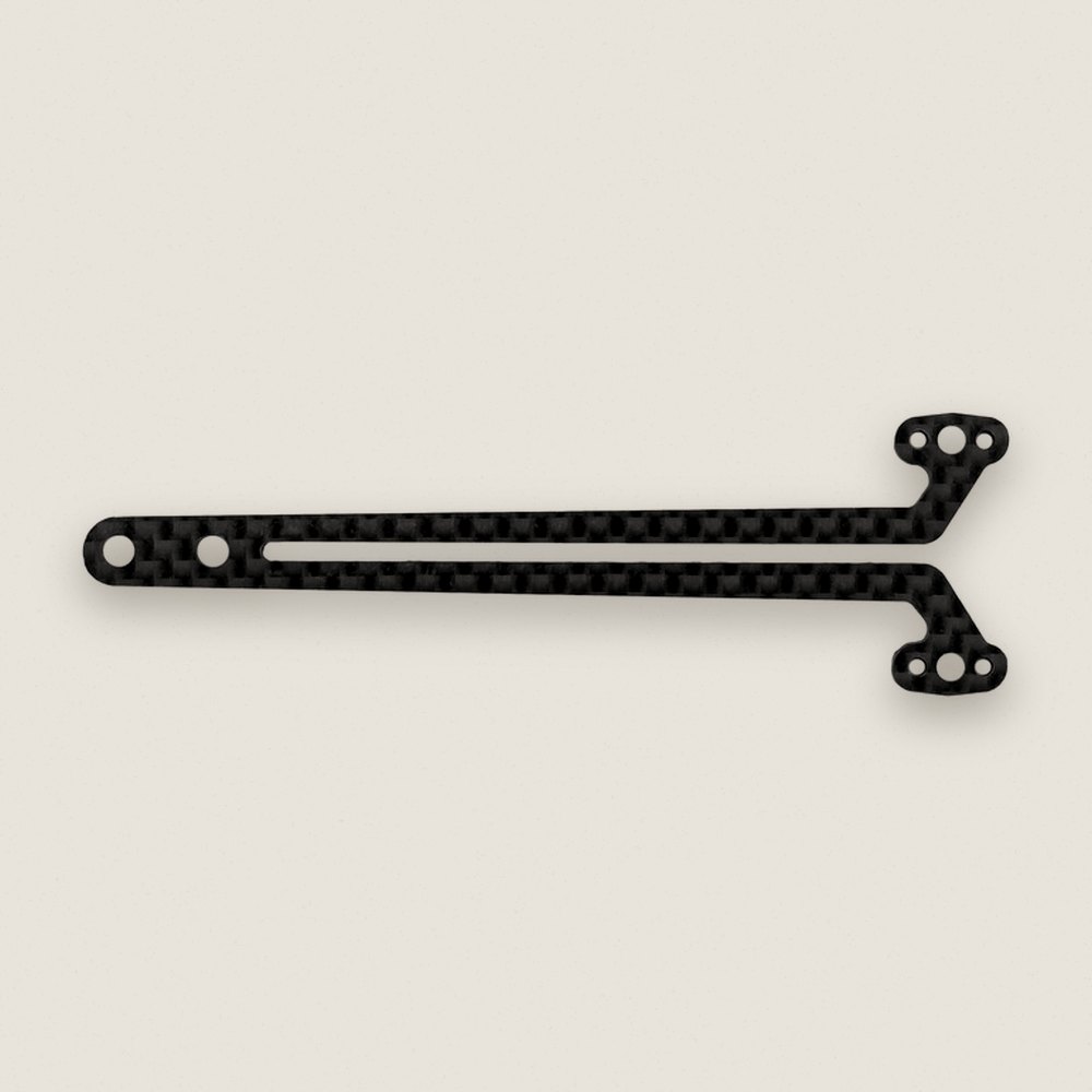 Flex Top Deck, Carbon Fiber, 2.5mm for RC10TC8 - Associated