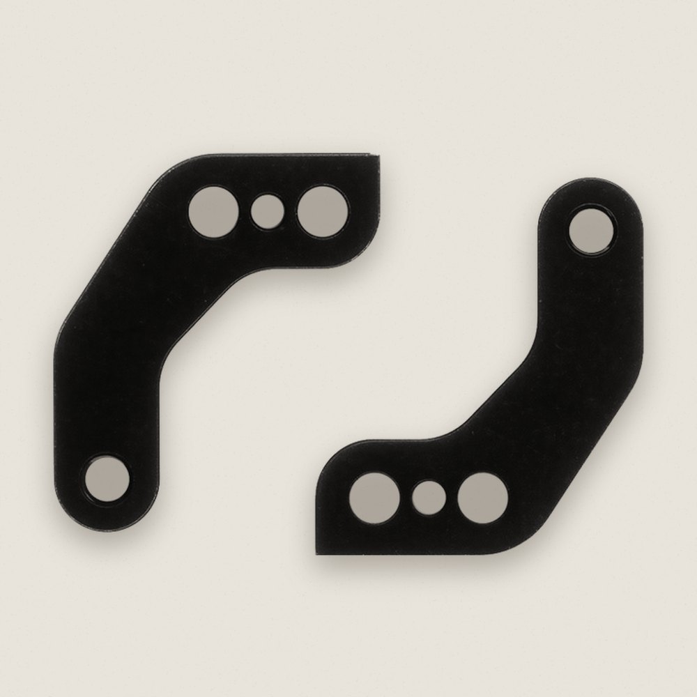 Rear Steering Block Arms for RC10TC8 - Associated