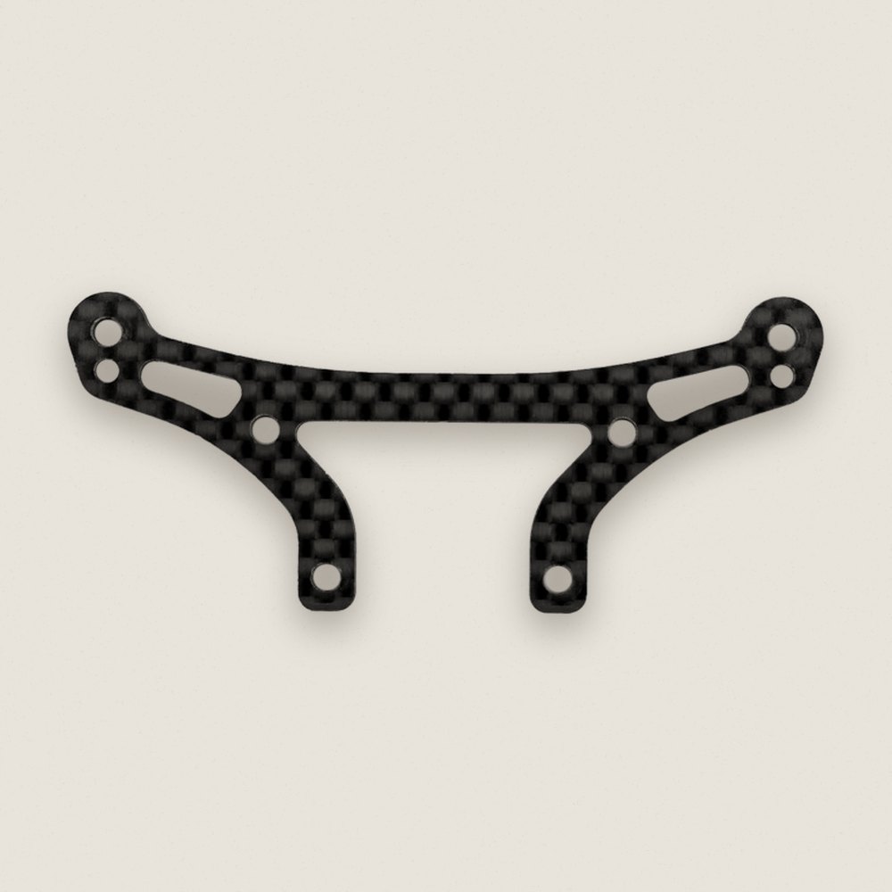 Carbon Fiber Bumper Brace, FT, for RC10TC8 - Associated