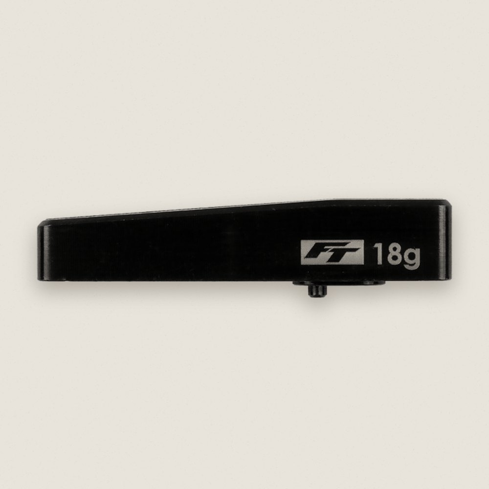 Steel Rear Chassis Weight, FT, 18g for RC10TC8 - Associated