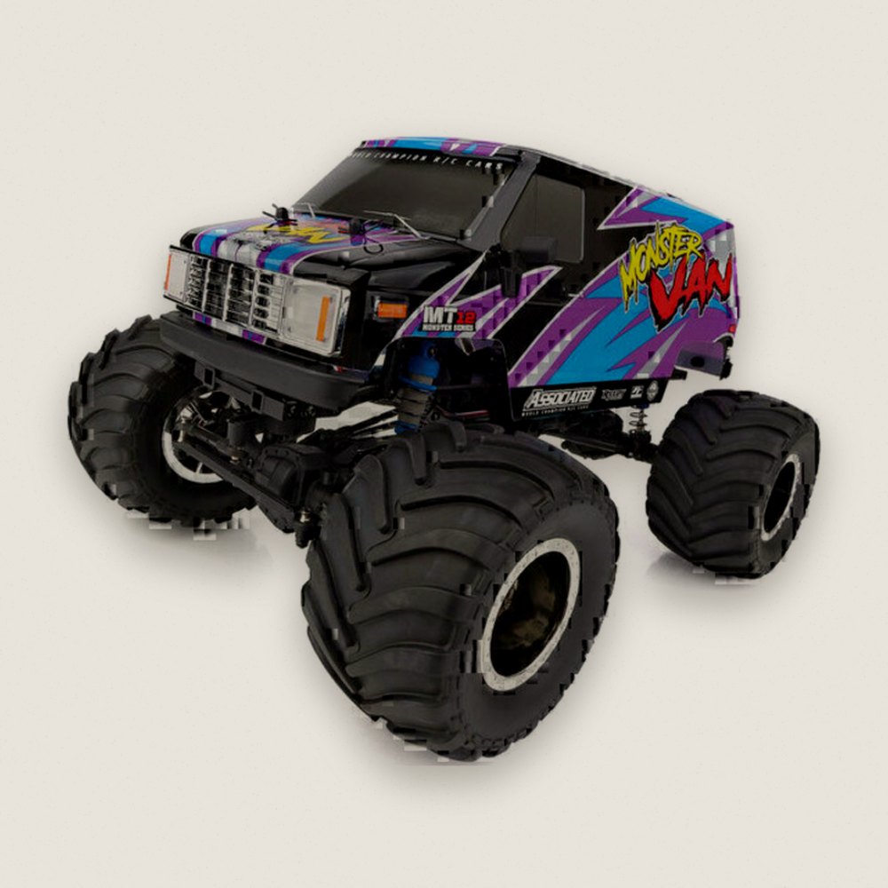 Monster Truck, MT12, Red, RTR Combo - Associated