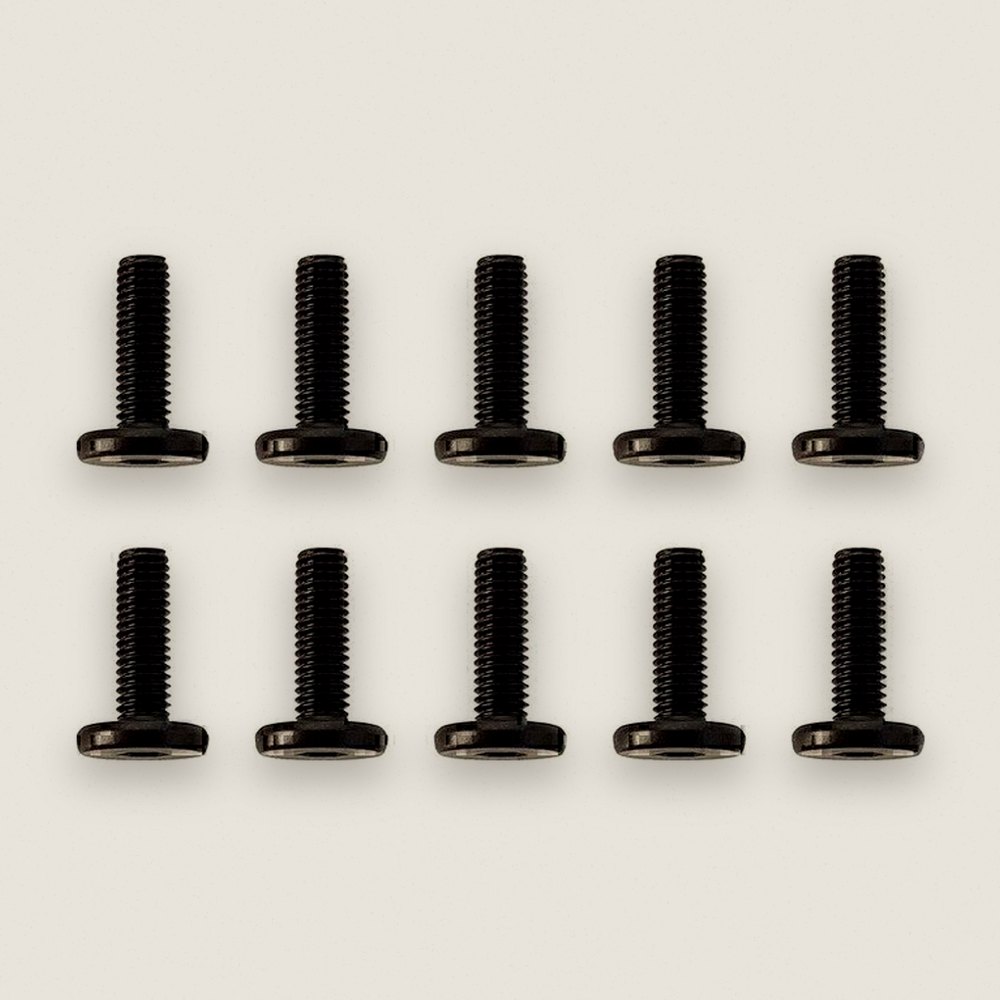 Socket Head Cap Screws, Low Profile, M3x10mm - Associated