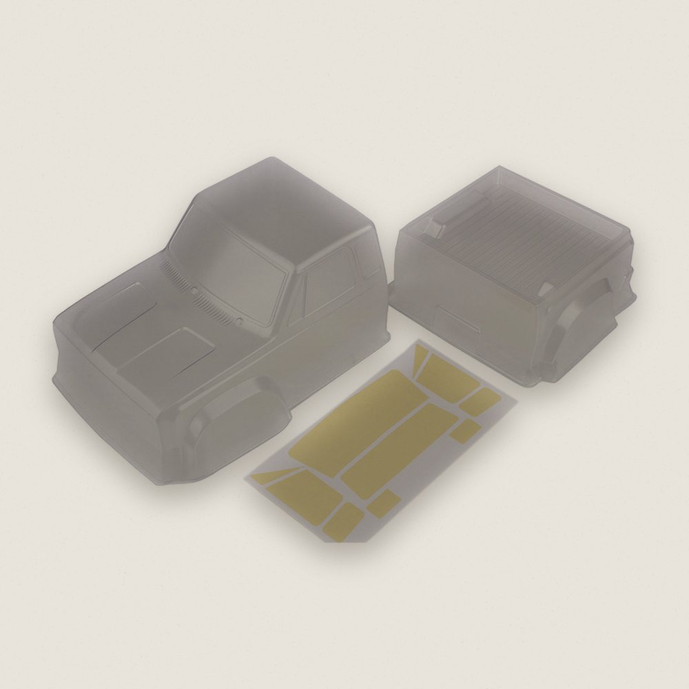 Clear Body, 12.3 Inch Wheelbase for Sendero - Associated