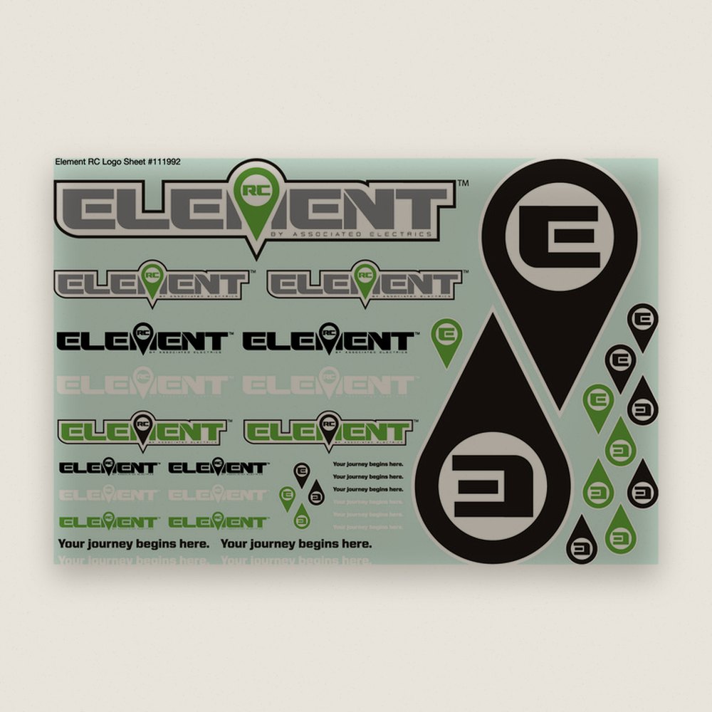 Decal Sheet for Enduro RTR - Associated