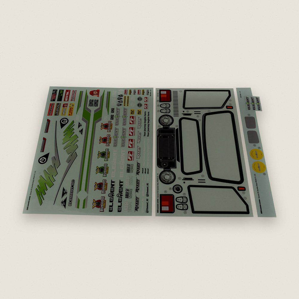 Decal Sheets for Enduro Bushido - Associated