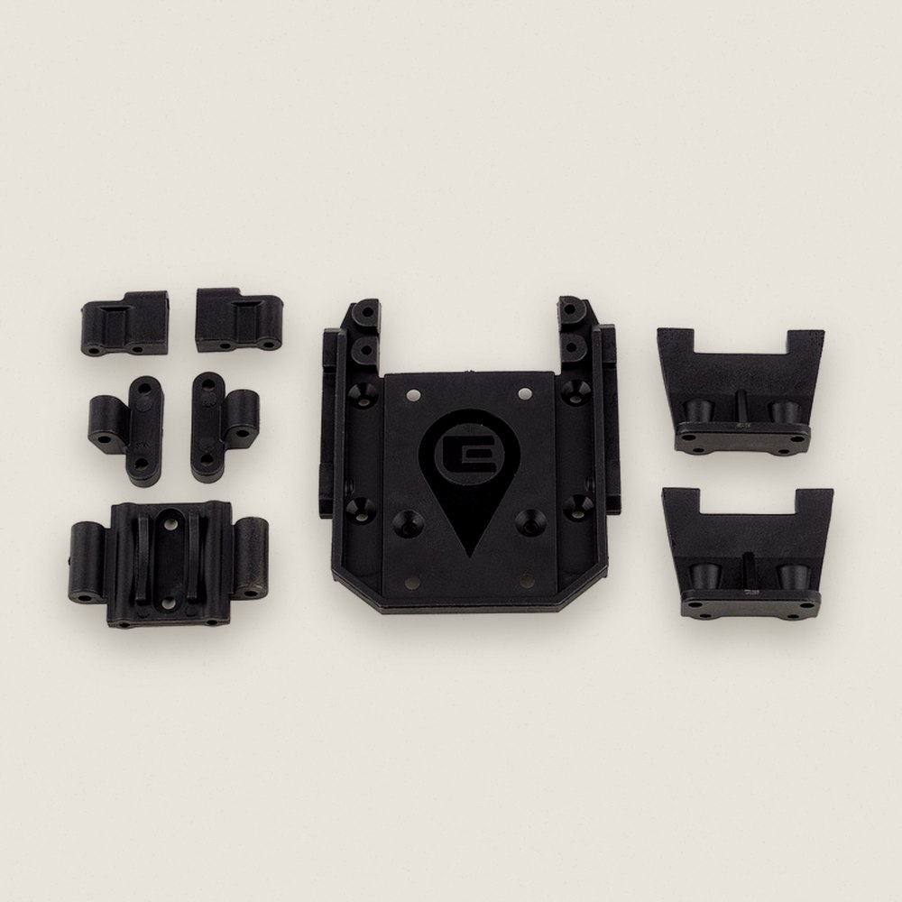 Gearbox and Servo Mounts, IFS for Enduro - Associated
