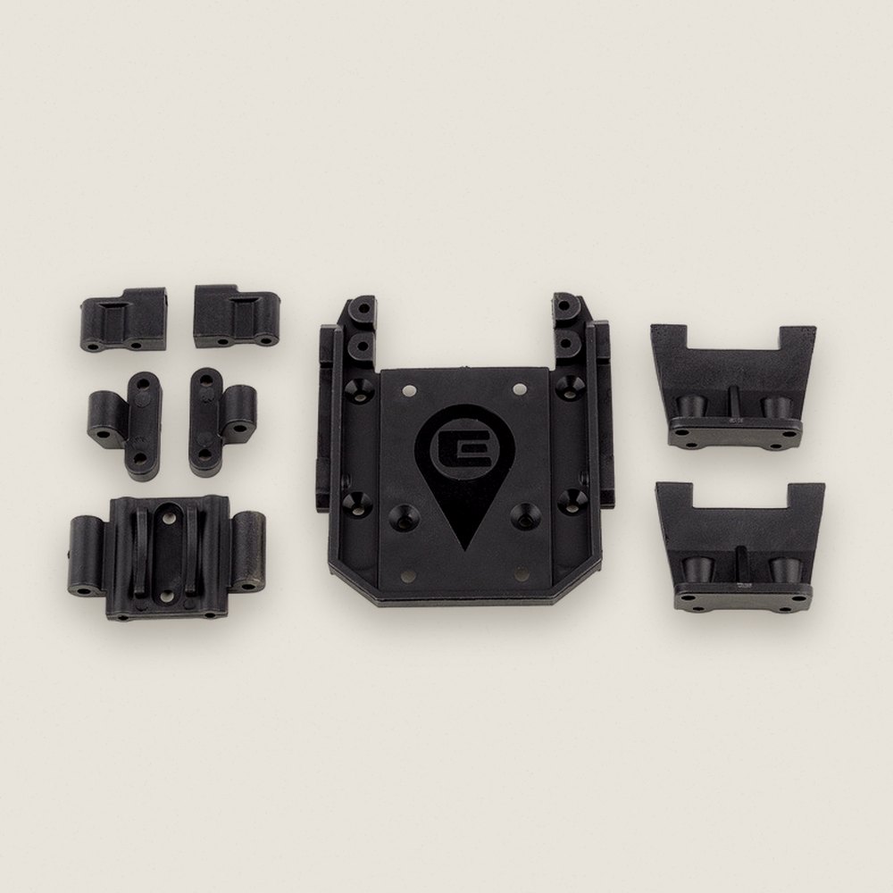 Hard Gearbox and Servo Mounts Set, IFS for Enduro - Associated