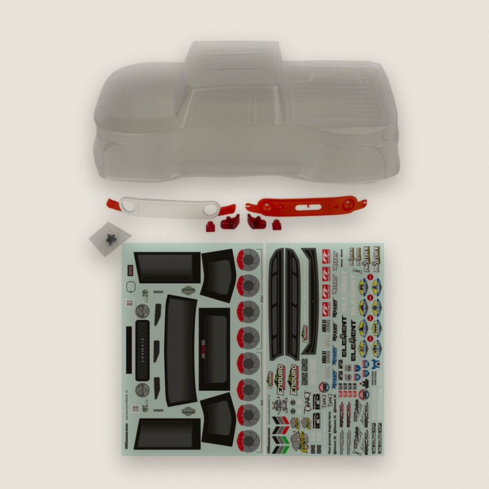 Clear Body Set for Enduro SE Utron - Associated