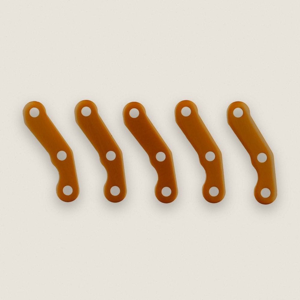 Steering Block Arms, Gold for Enduro - Associated