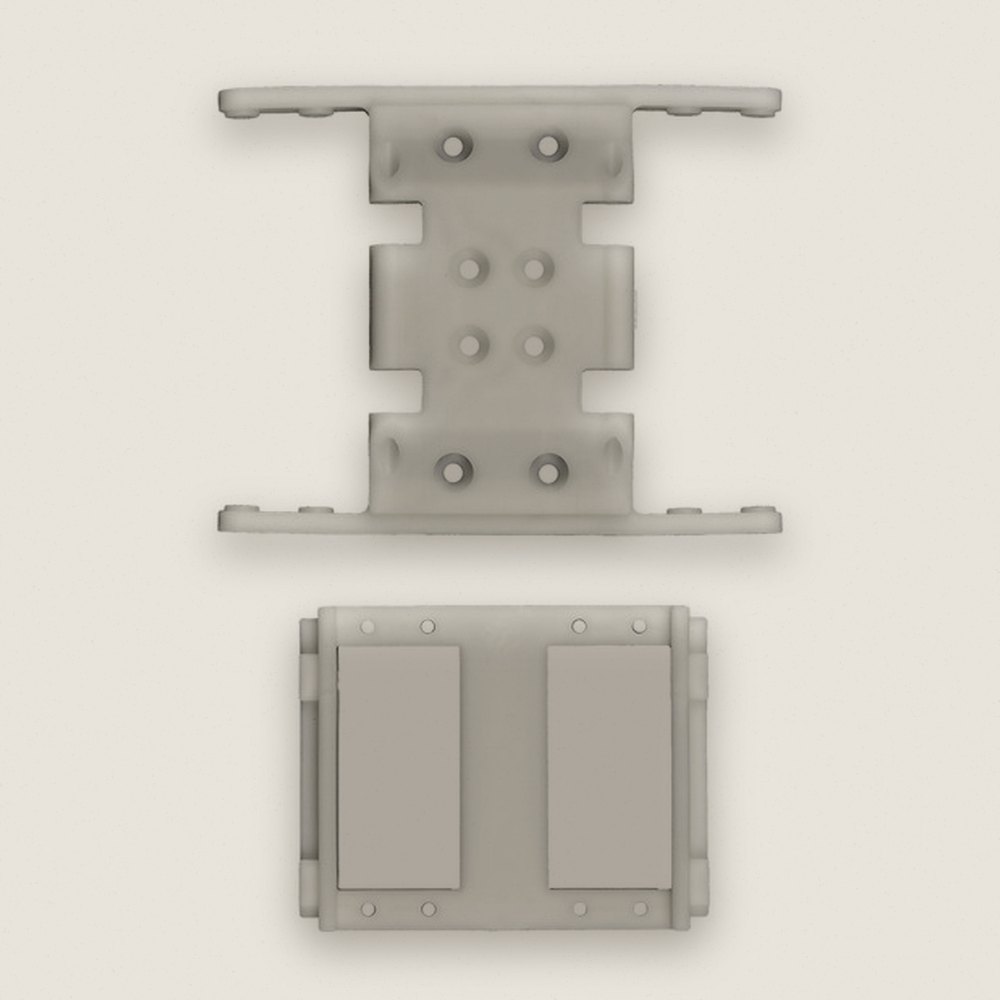 Gearbox and Servo Mounts, Natural for Enduro - Associated