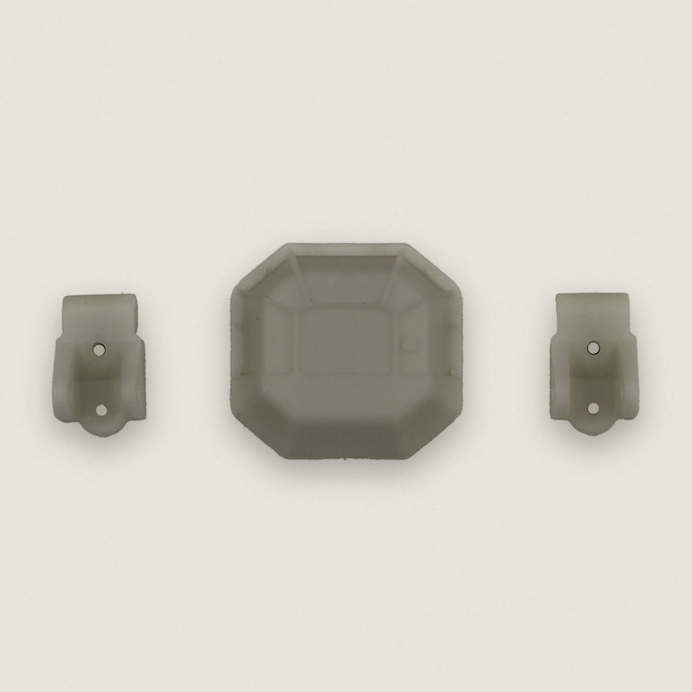 Diff Cover and Lower 4-Link Mounts, Natural for Enduro - Associated