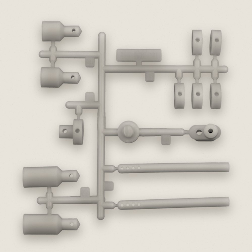 Body and Antenna Mount Set for RC12L - Associated