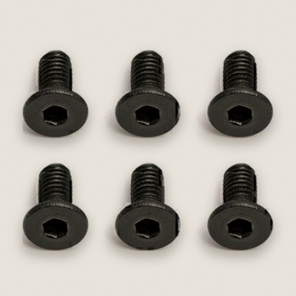 Flat Head Cap Screws, M2.5x6mm FHCS (6) - Associated