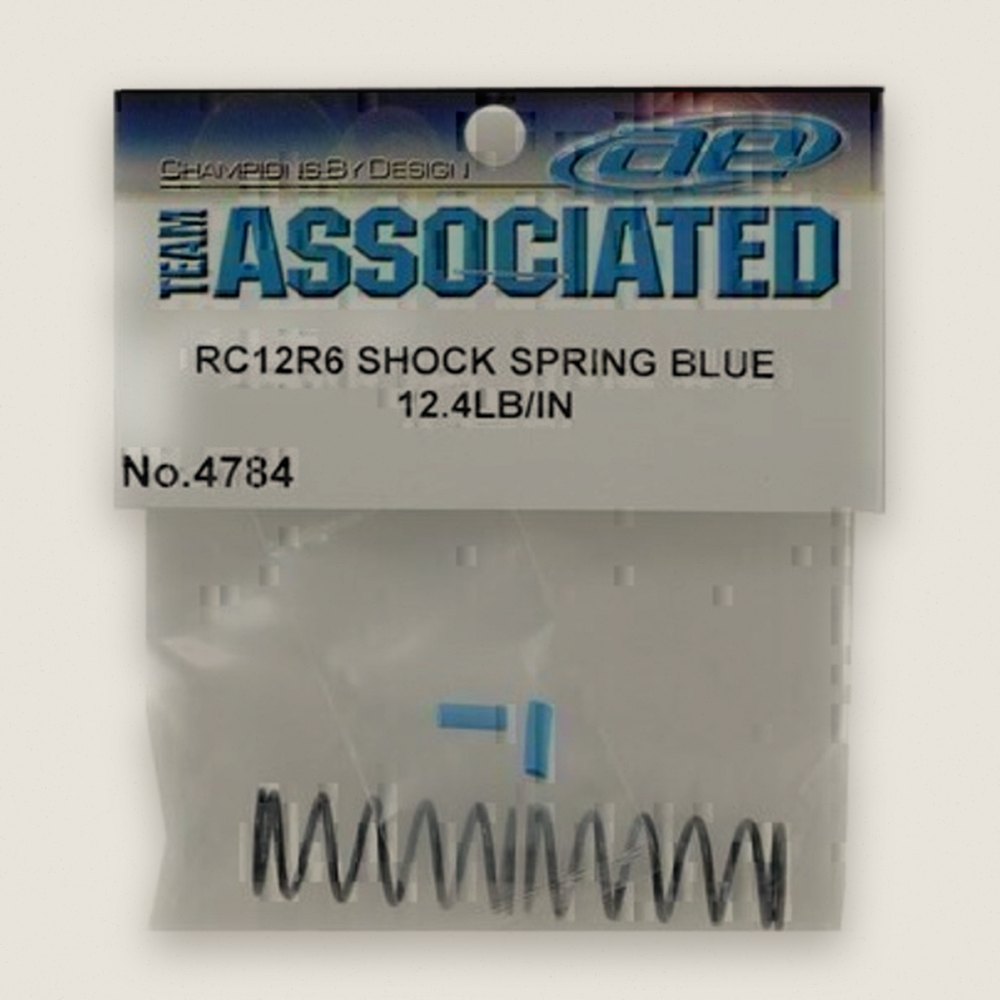 Shock Springs, Blue, 12.4 lb/in for RC12R6 - Associated