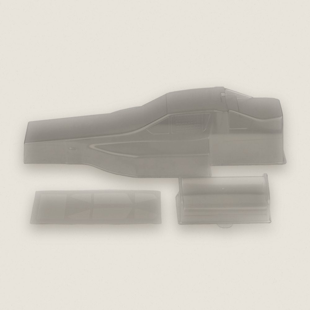 Body, RC10 Protech II Clear - Associated