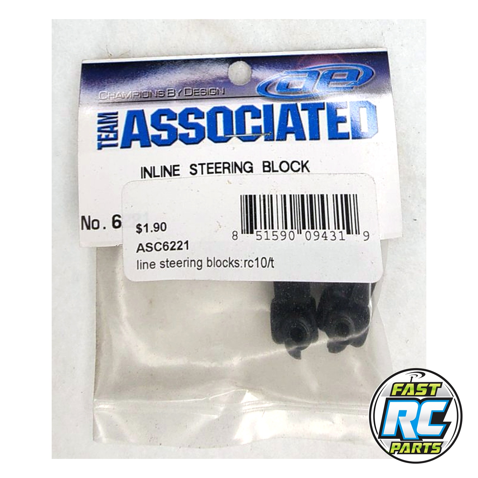 Steering Blocks, Line for RC10/T - Associated
