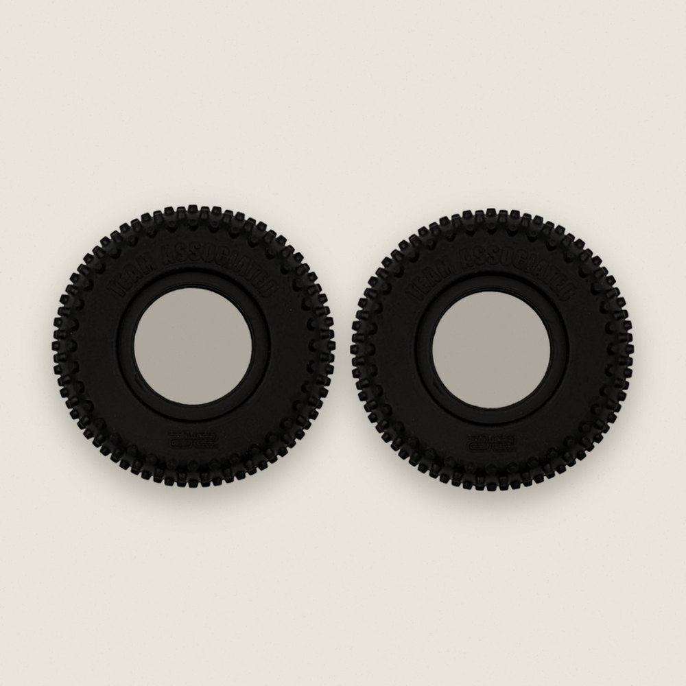 Knobby Front Tires for RC10 - Associated