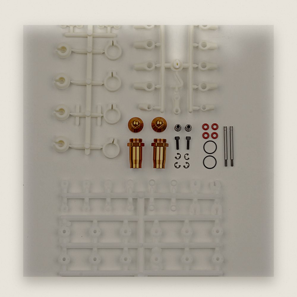 Shock Kit, 0.56 in, 2 Shocks for RC10 - Associated