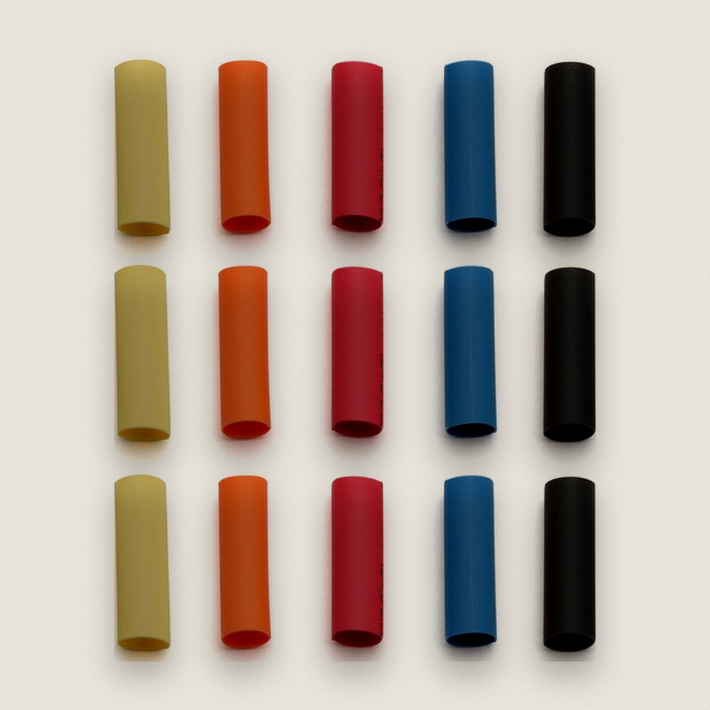 Shrink Tubing, 15 Pieces (3 Pieces per Color) - Associated