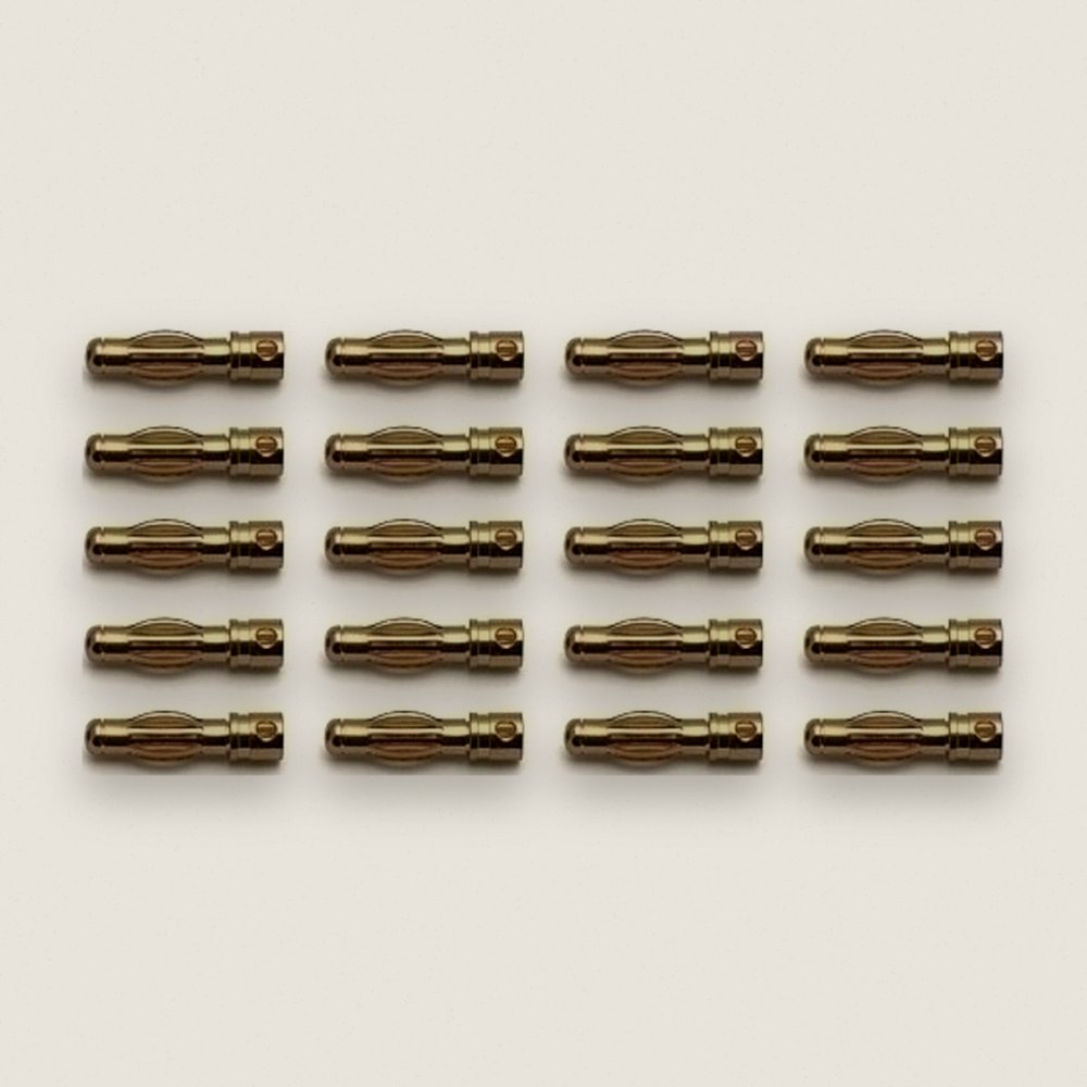Reedy Connectors, 4.0mm, 30 Male - Associated