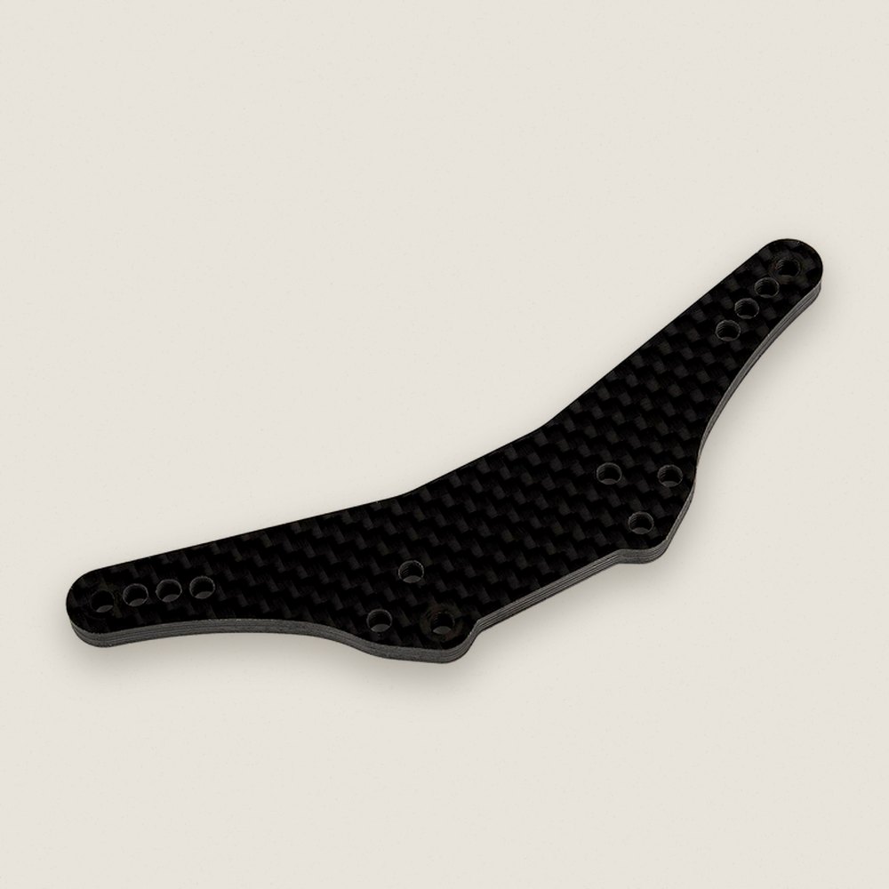 Rear Shock Tower, Carbon Fiber for SR10M - Associated