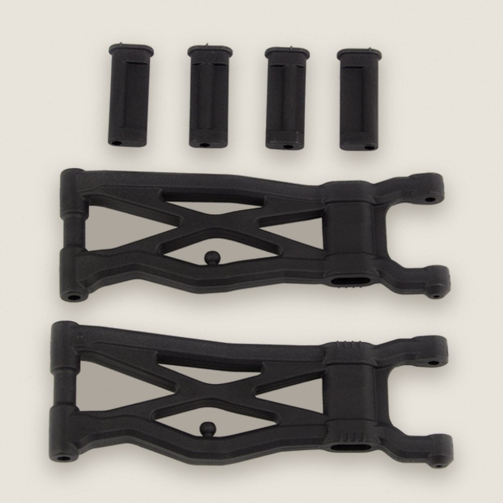 Rear Suspension Arms, Carbon Fiber, Factory Team for RC10T6.1 - Associated