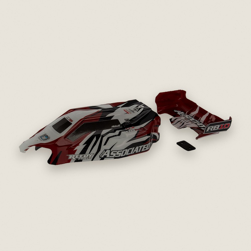 Body and Wing, Red RTR for RB10 - Associated