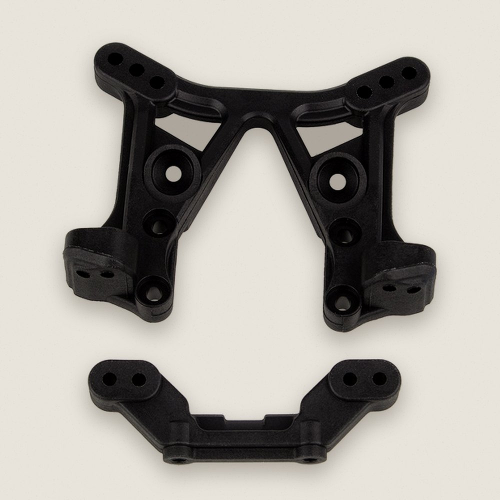 Front Shock Tower and Rear Ballstud Mount for Dr10m - Associated
