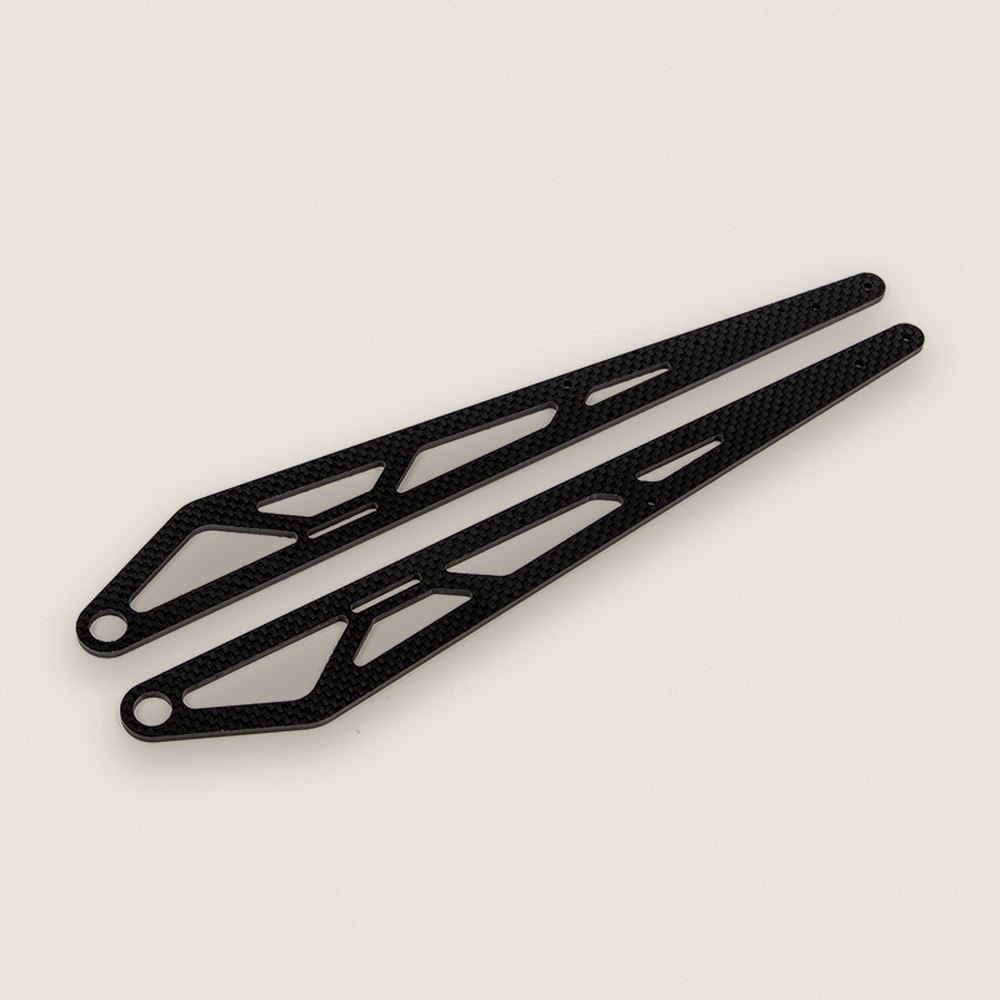 Wheelie Bar Suspension Arms, Carbon Fiber FT for DR10M - Associated