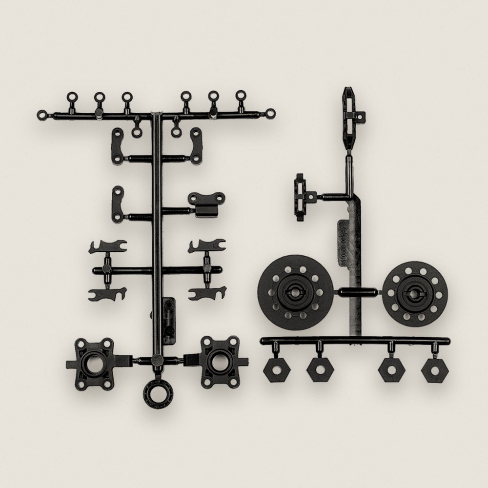 Hubs, Wheel Hex with Brake Disks for Dc10 - Associated