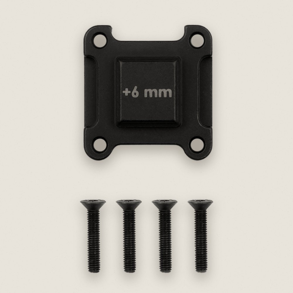 Gearbox Spacer, FT Steel 6mm for DC10 - Associated