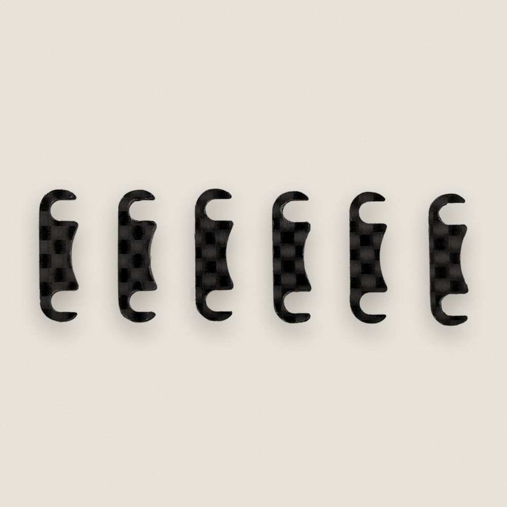 Hub Link Shim Set, FT Carbon Fiber for DC10 - Associated