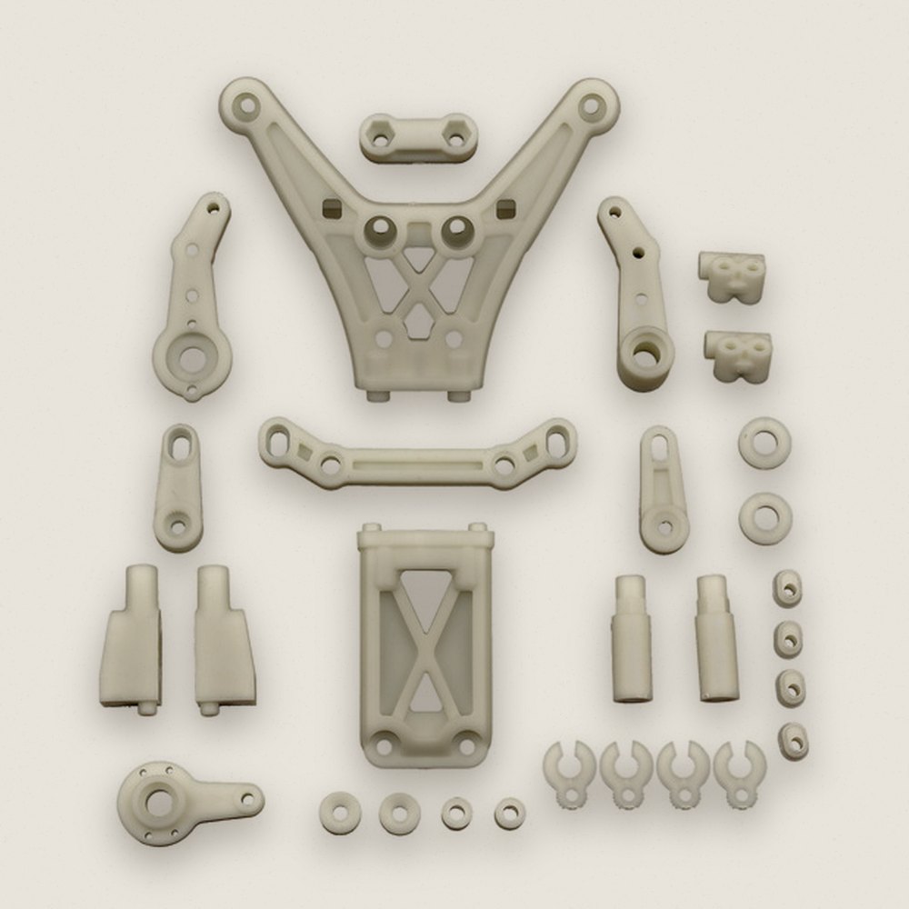 Steering Bellcrank and Top Plate Bulkhead, Natural for DC10 - Associated