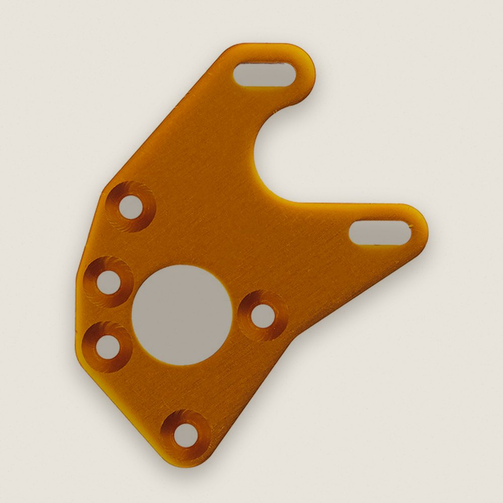 Motor Mount, Gold for DC10 - Associated